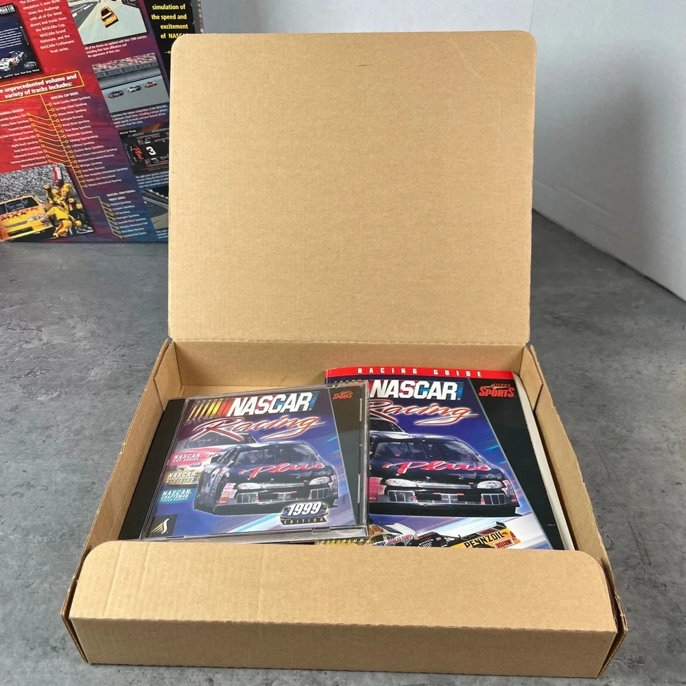 NASCAR Racing 1999 PC Game‎ CD ROM Complete In Box with Manuals EUC